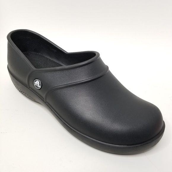 black nursing crocs